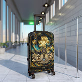 Royal Atlantis Suitcase Baroque Travel Luggage Carry-on Suitcase Turquoise Hard Shell Suitcase in 3 Sizes | RB0086