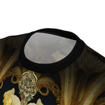 Golden Decadence T-Shirt Unisex Tee All Over Print T-Shirt Decorative Gold Tee | D20123