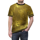 Yellow Gold T-Shirt Unisex Tee All Over Print T-Shirt Unisex Greek key T-Shirt | X3349A