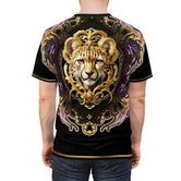 Prince Cheetah T-Shirt Unisex All Over Print Tee Baroque Cheetah Unisex T-Shirt