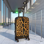 Animal Print Suitcase 3 Sizes Carry-on Suitcase Leopard Print Luggage Hard Shell Suitcase with Wheels | D20165