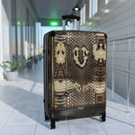 Cobra Print Suitcase 3 Size Carry-on Suitcase Snake Print Luggage Hard Shell Suitcase with Wheels e | 11223