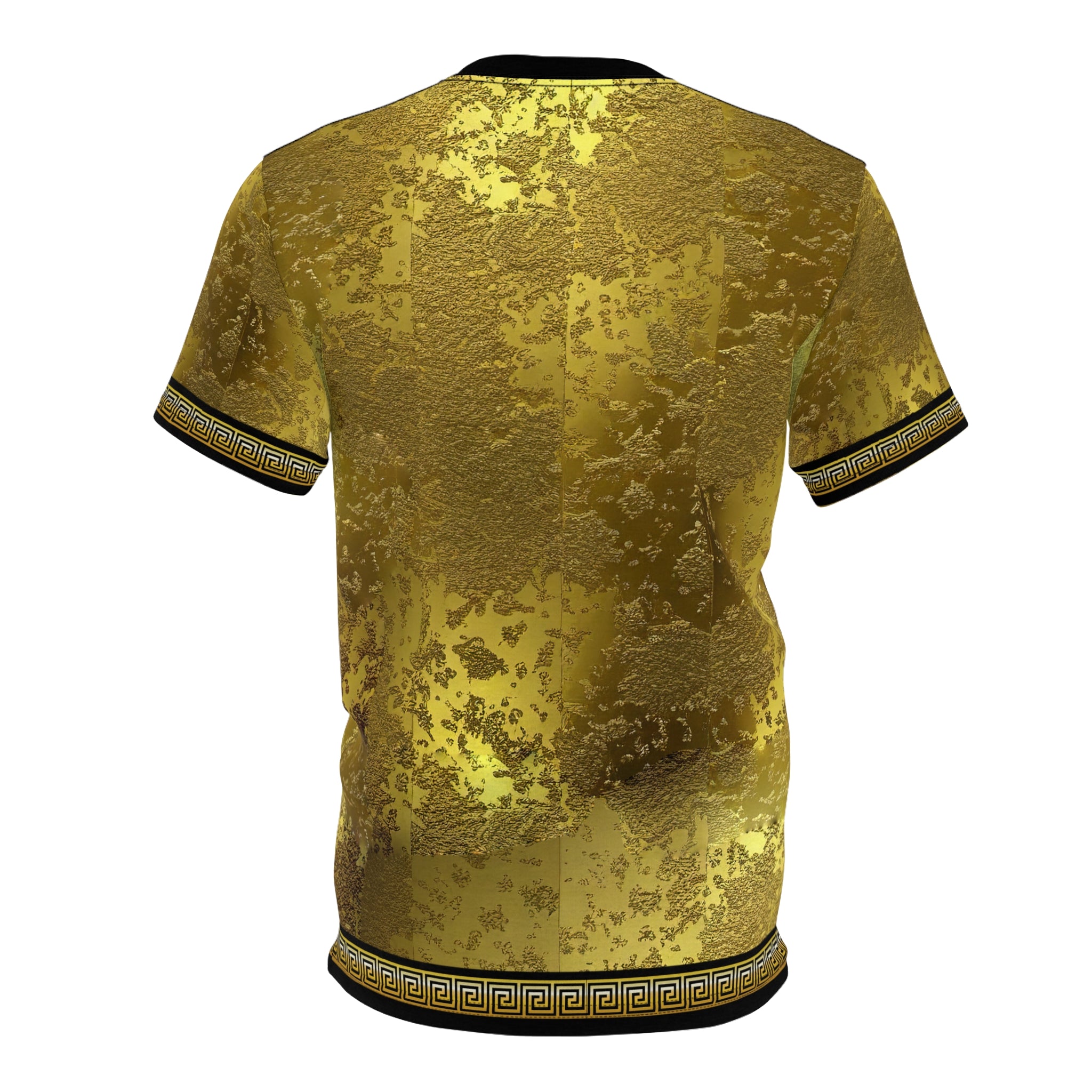 Yellow Gold T-Shirt Unisex Tee All Over Print T-Shirt Unisex Greek key T-Shirt | X3349A