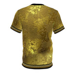 Yellow Gold T-Shirt Unisex Tee All Over Print T-Shirt Unisex Greek key T-Shirt | X3349A