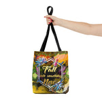 Eye-Catching Floral Tote Bag, Shopper's Handbag, Canvas Tote Bag, Yellow Florals Bag | FSN02