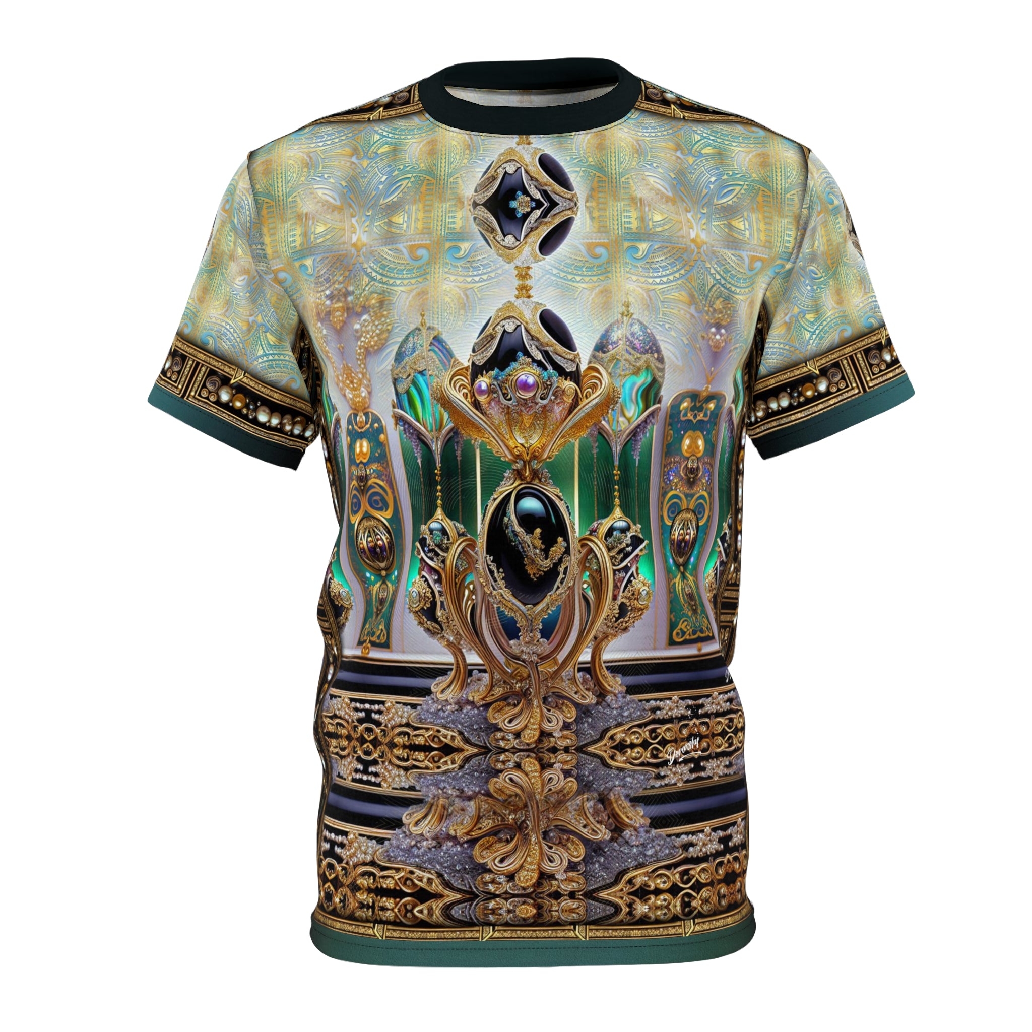 Precious Emerald T-Shirt Unisex All Over Print Tee Gemstone Unisex T-Shirt | D20216
