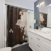 Cow Print Shower Curtain Animal Print Curtain Bathroom Curtain | 11222