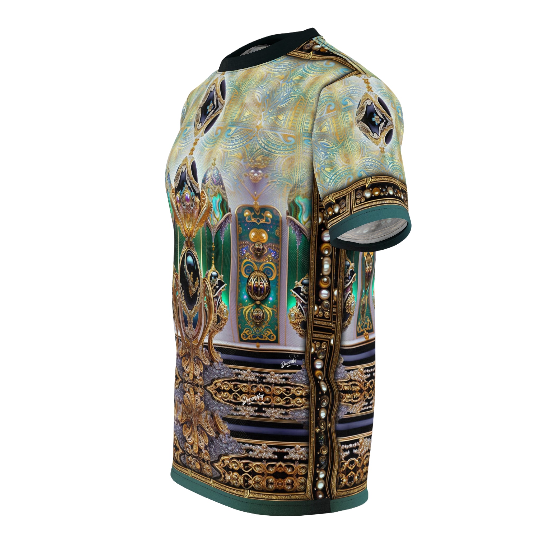 Precious Emerald T-Shirt Unisex All Over Print Tee Gemstone Unisex T-Shirt | D20216