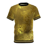 Yellow Gold T-Shirt Unisex Tee All Over Print T-Shirt Unisex Greek key T-Shirt | X3349A