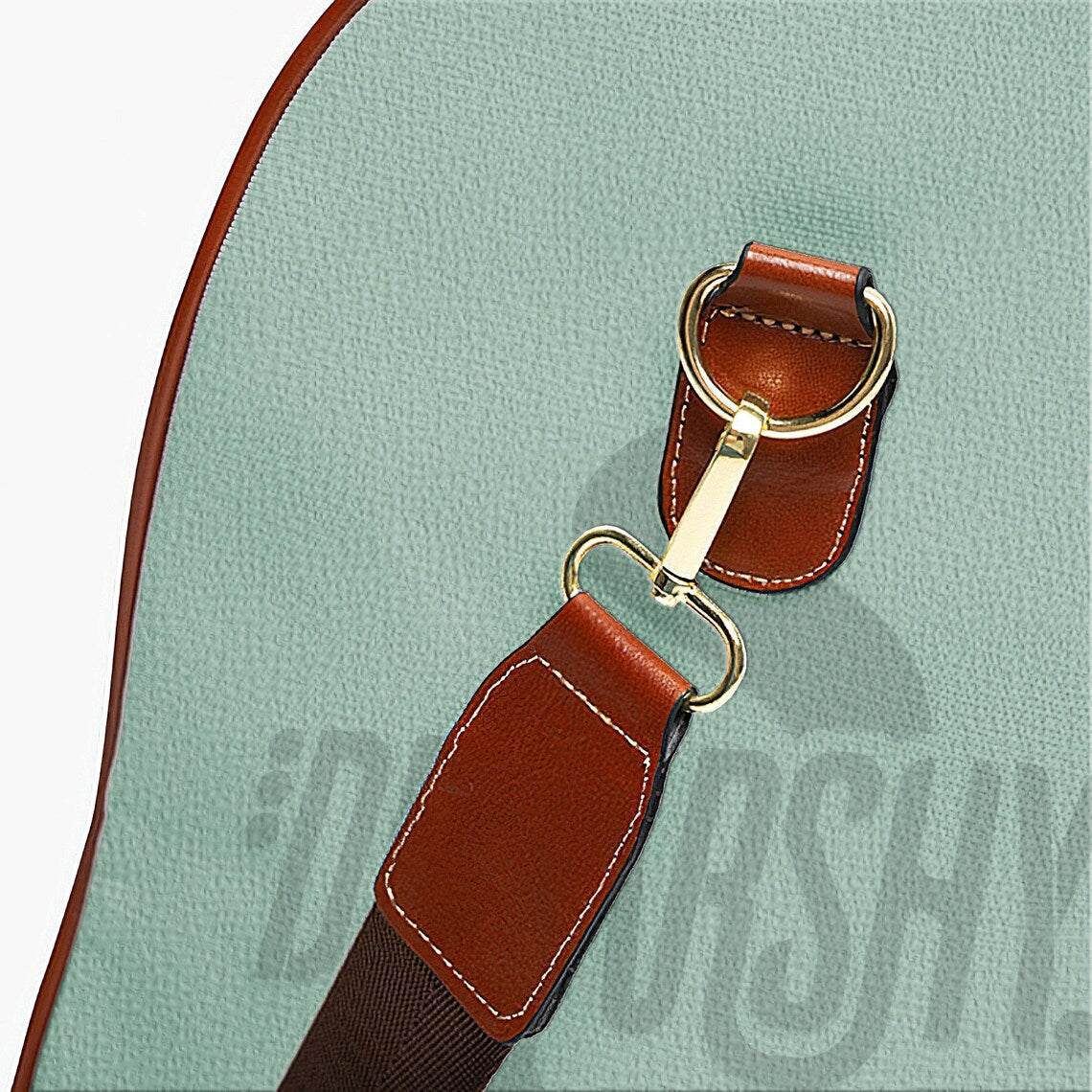 Floral PU leather Bag, Fleur Travel Bag, Faux Leather Luggage, Floral Duffle Bag