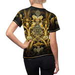 Golden Decadence T-Shirt Unisex Tee All Over Print T-Shirt Decorative Gold Tee | D20123