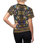 Purple Gold Unisex T-Shirt All Over Print Tee Iridescent Unisex T-Shirt | D20220