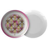 Cow skin plate 10" Printed Dinner Plate Microwave safe cutlery animal print kitchenware Gift for mom and dad.