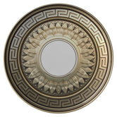 Royal Acanthus Golden Plates | 10 Inches ThermoSāf Dinner Plate | Microwave /Dishwasher Safe Crockery | 20009