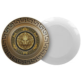 Royal Roman LION Emblem | 10" Printed Dinner Plate | Microwave safe.