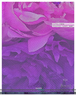 Pink Florals Pattern PREMIUM Curtain Panel. Available on 12 Fabrics. Made to Order. 10002C