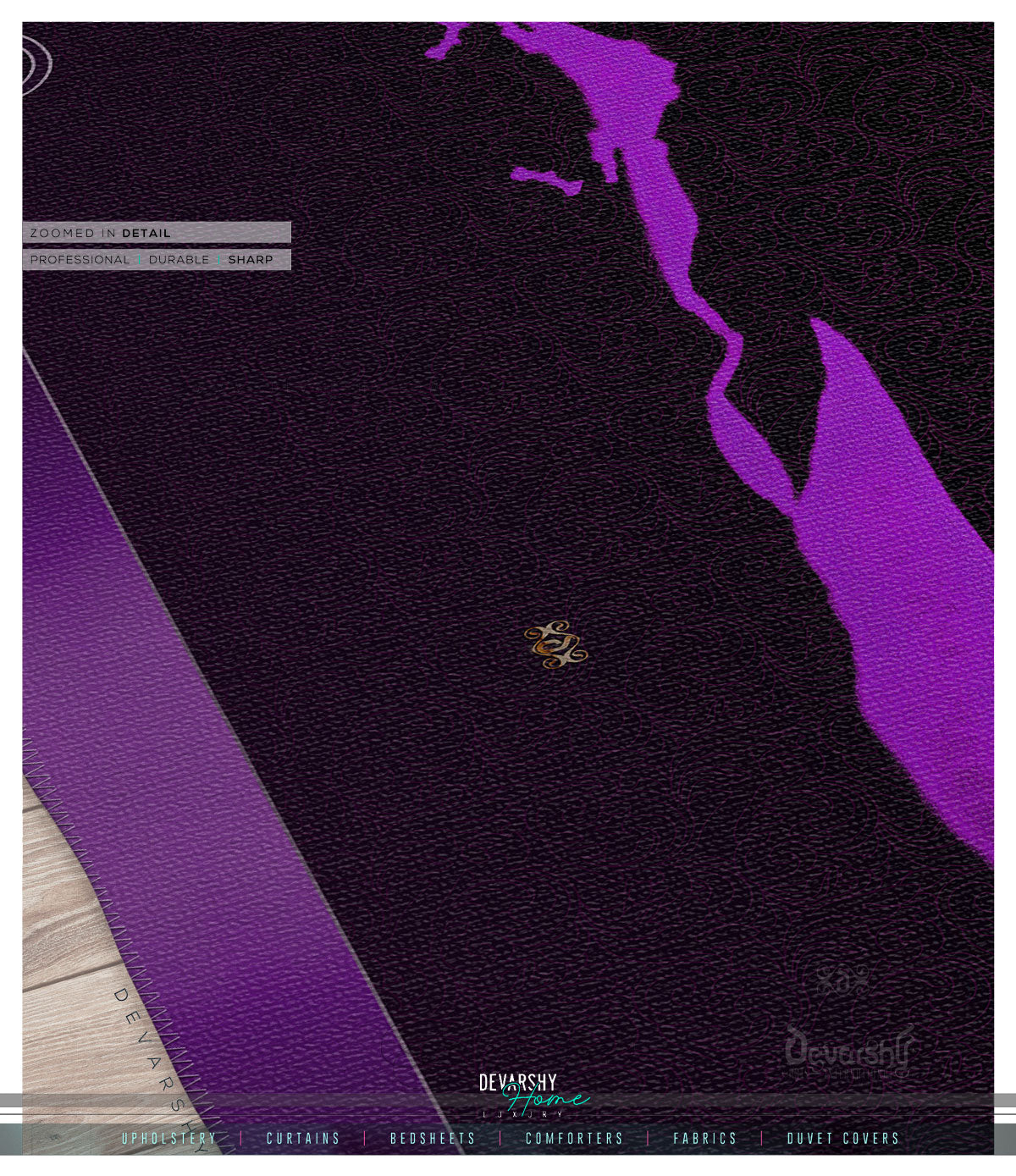 Violet Rose Area Rug Purple Floral Carpet, Available in 3 sizes |10003C