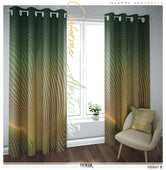 Gradient Nazca Lines PREMIUM Curtain Panel. Available on 12 Fabrics. Heavy & Sheer. 100047B
