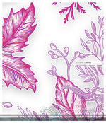 Mistletoes Pink Florals PREMIUM Curtain Panel. Available on 12 Fabrics. Made to Order. 10009D