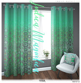 Subtle Casablanca Print PREMIUM Curtain. Available on 12 Fabrics. Made to Order. 100157D