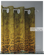 Leopard Print PREMIUM Curtain Panel. Available on 12 Fabrics. Heavy & Sheer. Made to Order. 100167