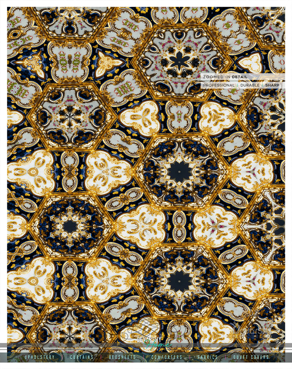 Abstract Brown Pattern PREMIUM Curtain Panel. Available on 12 Fabrics. Sheer & Heavy. 100173