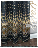 Abstract Stripes Pattern PREMIUM Curtain Panel. Available on 12 Fabrics, Sheer & Heavy, Made to Order. 100174