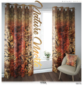 Bengal Tiger Print PREMIUM Curtain Panel. Available on 12 Fabrics, Heavy & Sheer, Made to Order. 100176
