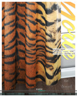 Realistic Tiger Print PREMIUM Curtain Panel. Available on 12 Fabrics, Heavy & Sheer, Made to Order. 100178