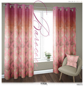 Pink Damask PREMIUM Curtain Panel. 12 Fabric Options. Made to Order. Heavy And Sheer. 100272