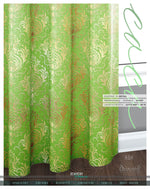 Lime Green Damask PREMIUM Curtain Panel. 12 Fabric Options. Made to Order. Heavy And Sheer.  100274