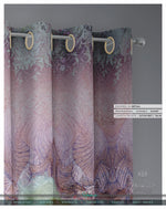 Organic Pink Floral PREMIUM Curtain Panel. Available on 12 Fabrics. Made to Order. 100308