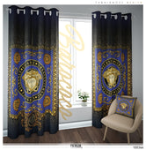 Gold Opulence Baroque PREMIUM Curtain. Available on 12 Fabrics. Made to Order. 100344