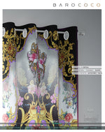 Extravagant Floral Print PREMIUM Curtain Panel. Available on 12 Fabrics. Made to Order. 100362