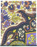 Green Paisley Print PREMIUM Curtain Panel. Available on 12 Fabrics. Made to Order. 100364