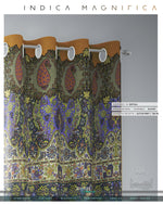 Green Paisley Print PREMIUM Curtain Panel. Available on 12 Fabrics. Made to Order. 100364