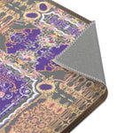 Purple Florals Area Rug, Available in 3 sizes | D20003