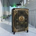 Black Beauty Suitcase 3 Sizes Carry-on Suitcase Baroque Travel Luggage Hard Shell Suitcase | 100356