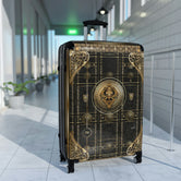 Black Beauty Suitcase 3 Sizes Carry-on Suitcase Baroque Travel Luggage Hard Shell Suitcase | 100356