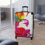 Abstract Art Suitcase 3 Sizes Carry-on Suitcase Colorful Travel Luggage Hard Shell Suitcase with Wheels | 11311