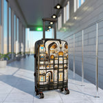 TAJ MAHAL Suitcase Carry-on Suitcase Palace Print Luggage Royal Hard Shell Suitcase in 3 Sizes | D20126