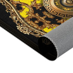 Opulence of Sicily Yellow Area Rug, Available in 3 sizes | 100336