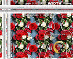 Flowers Apparel Fabric 3Meters+, 9 Designs | 8 Fabrics Option | Fabric By the Yard | D20152