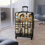 TAJ MAHAL Suitcase Carry-on Suitcase Palace Print Luggage Royal Hard Shell Suitcase in 3 Sizes | D20126