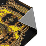 Opulence of Sicily Yellow Area Rug, Available in 3 sizes | 100336