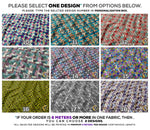 Ribbon Plaids Apparel Fabric 3Meters+, 9 Designs | 8 Fabrics Option | Fabric By the Yard | 032