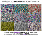 Ribbon Plaids Apparel Fabric 3Meters+, 9 Designs | 8 Fabrics Option | Fabric By the Yard | 032