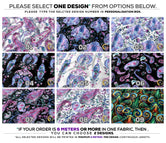 Paisleys Apparel Fabric 3Meters+, 9 Designs | 8 Fabrics Option | Fabric By the Yard | D20242