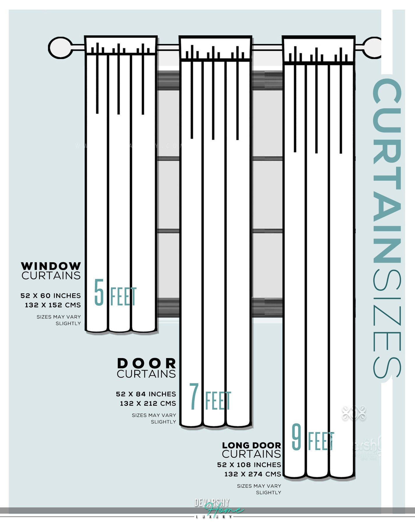 Steampunk Design Teal PREMIUM Curtain Panel. Available on 12 Fabrics. Made to Order. 100333