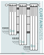 Abstract Blue PREMIUM Curtain Panel. Available on 12 Fabrics. Made to Order. 100171